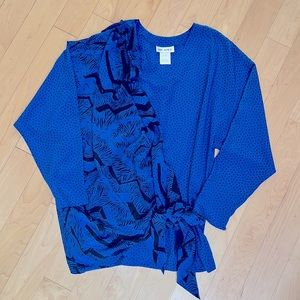 VTG 80’s Sir James Tie Tunic Blouse 🎉 30% Off Bundles!